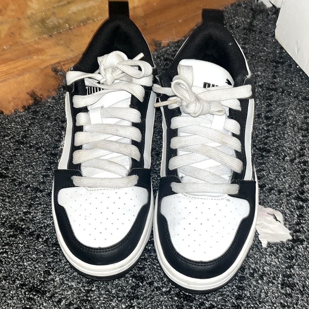 Puma Black and White Sneakers